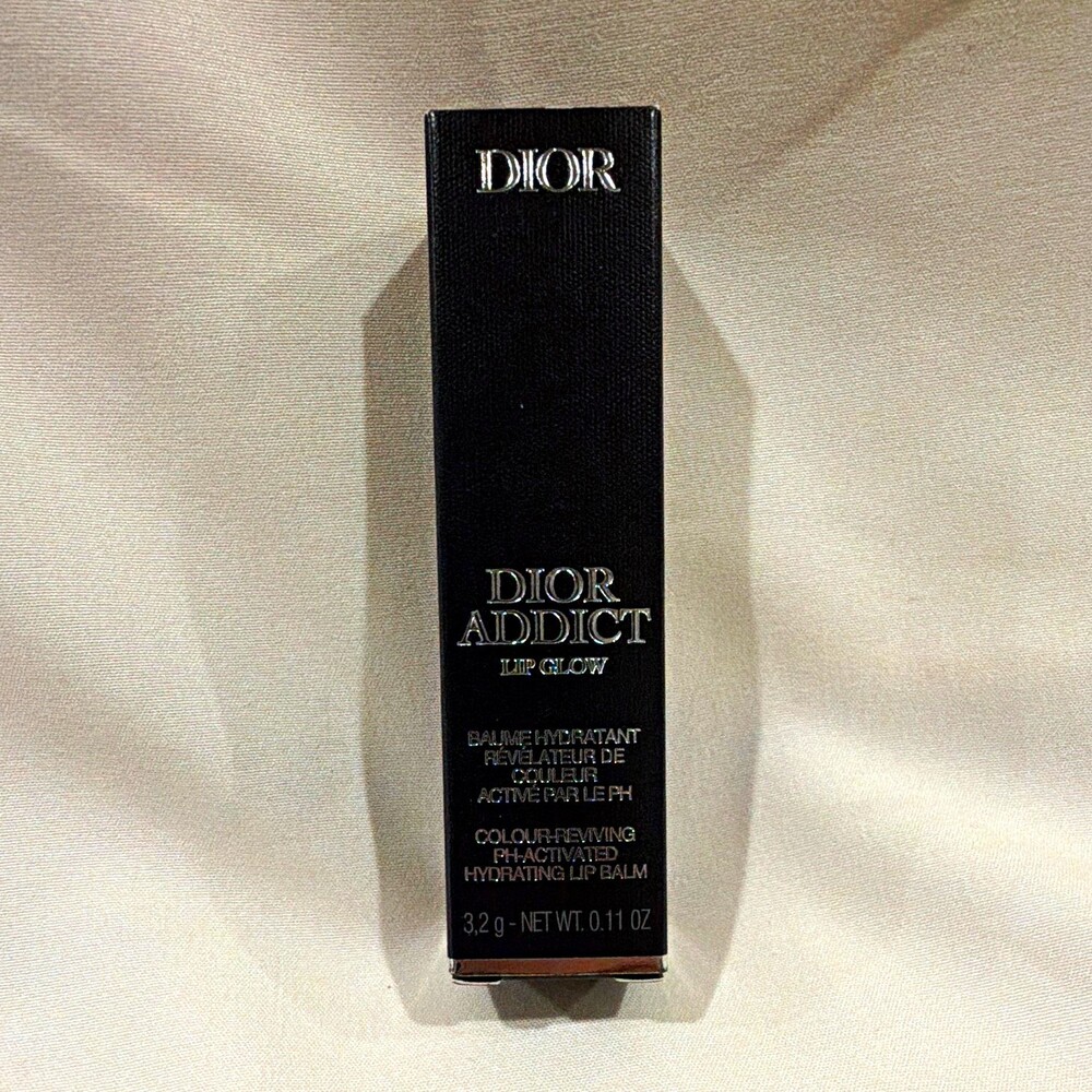 Dior Addict Lip Glow Clear Lip Balm pH-Activated Hydrating 0.11 oz